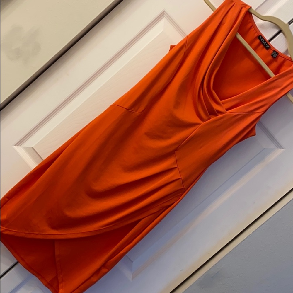 Venus double bypass cocktail dress